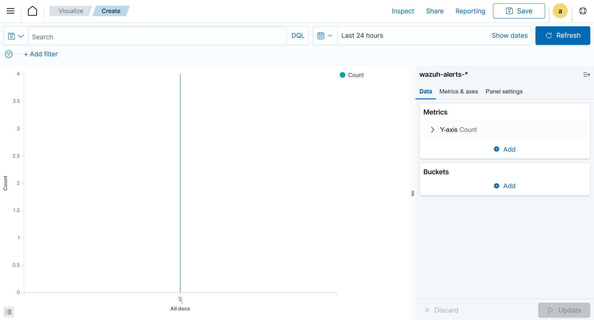 Create area visualization