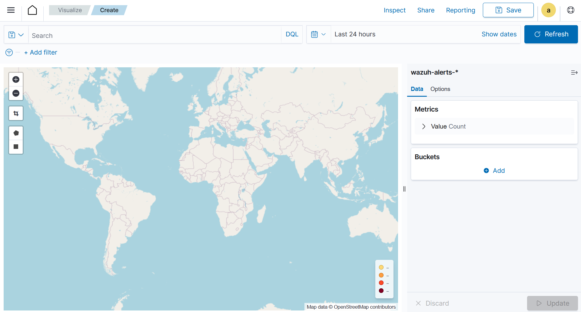 Create coordinate map visualization