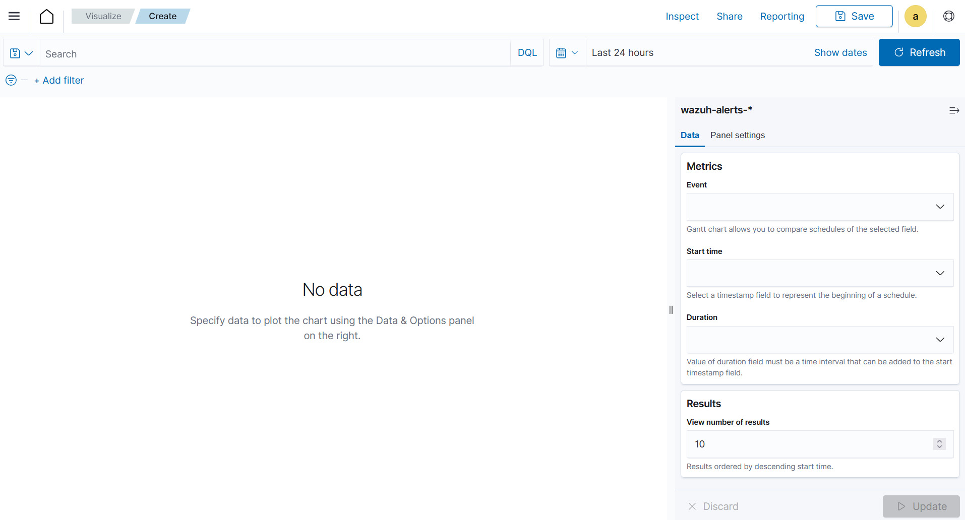 Create Gantt chart visualization