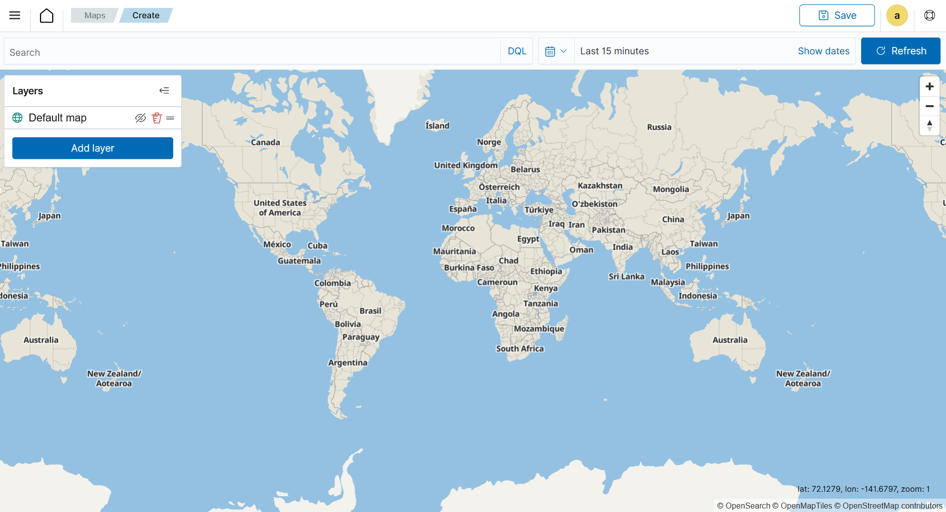 Create map visualization