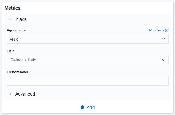 Max metrics aggregation