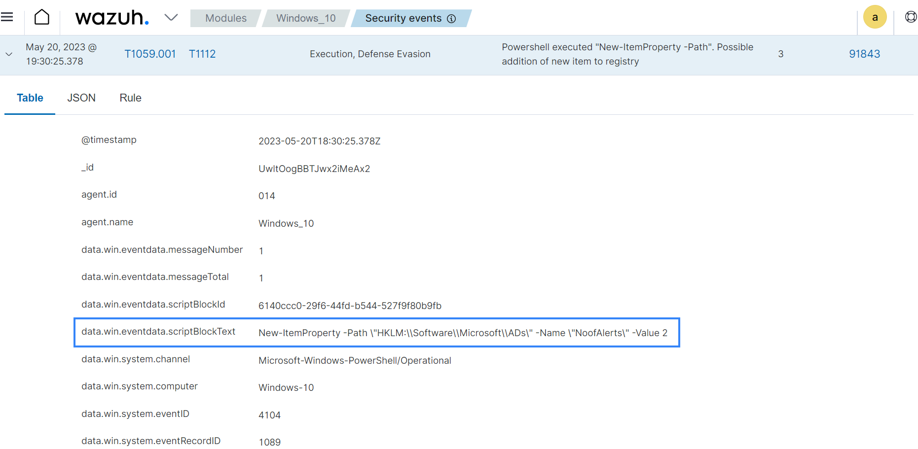 Monitoring PowerShell activity