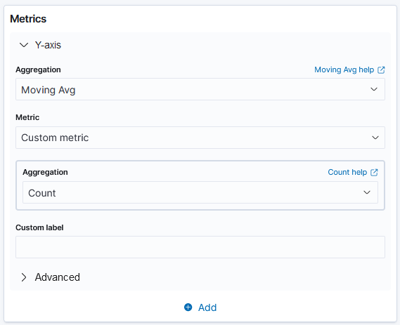 Moving Avg metrics aggregation