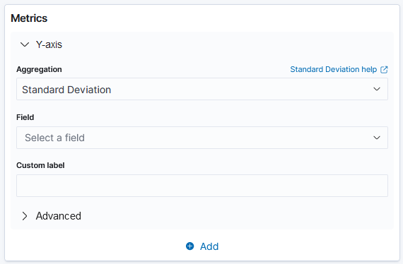 Standard deviation metrics aggregation