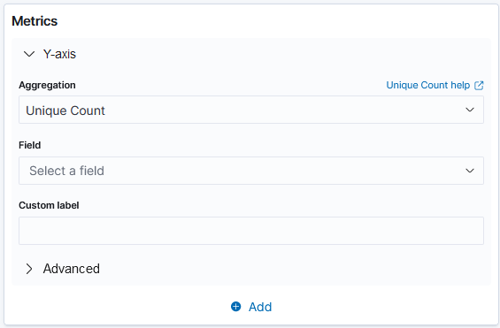 Unique Count metrics aggregation